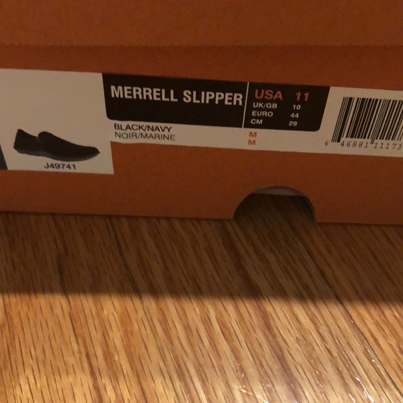 Merrell Black Slippers Summer/Spring/Fall Shoes - Picture 6 of 14